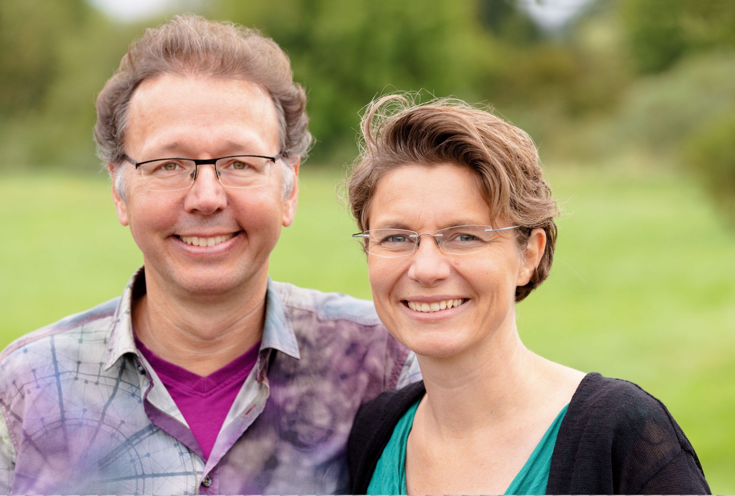 Jürgen Engel und Iris Bawidamann